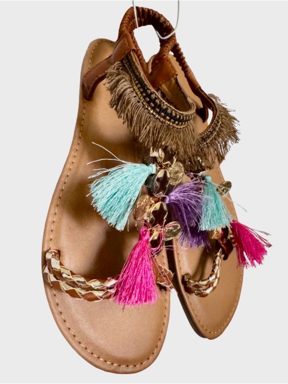Wild Diva ALIVIA-62 Flat Sandals NWOT